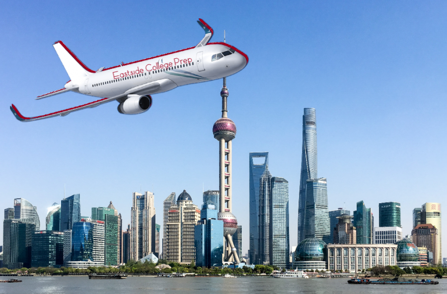 Ten Eastsiders will fly to China next summer on a new program called Journey to the East.  Photo illustration by Brandon Perez; Photo source creativecommons.org