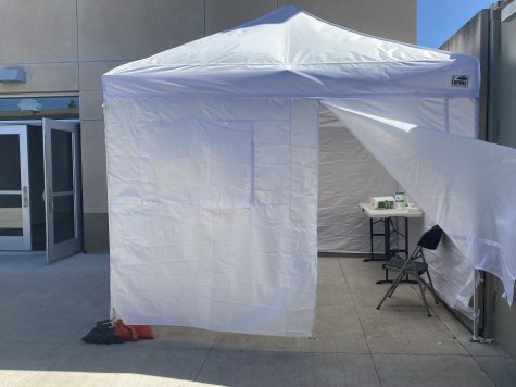 Mystery Tent Supports Health on Campus